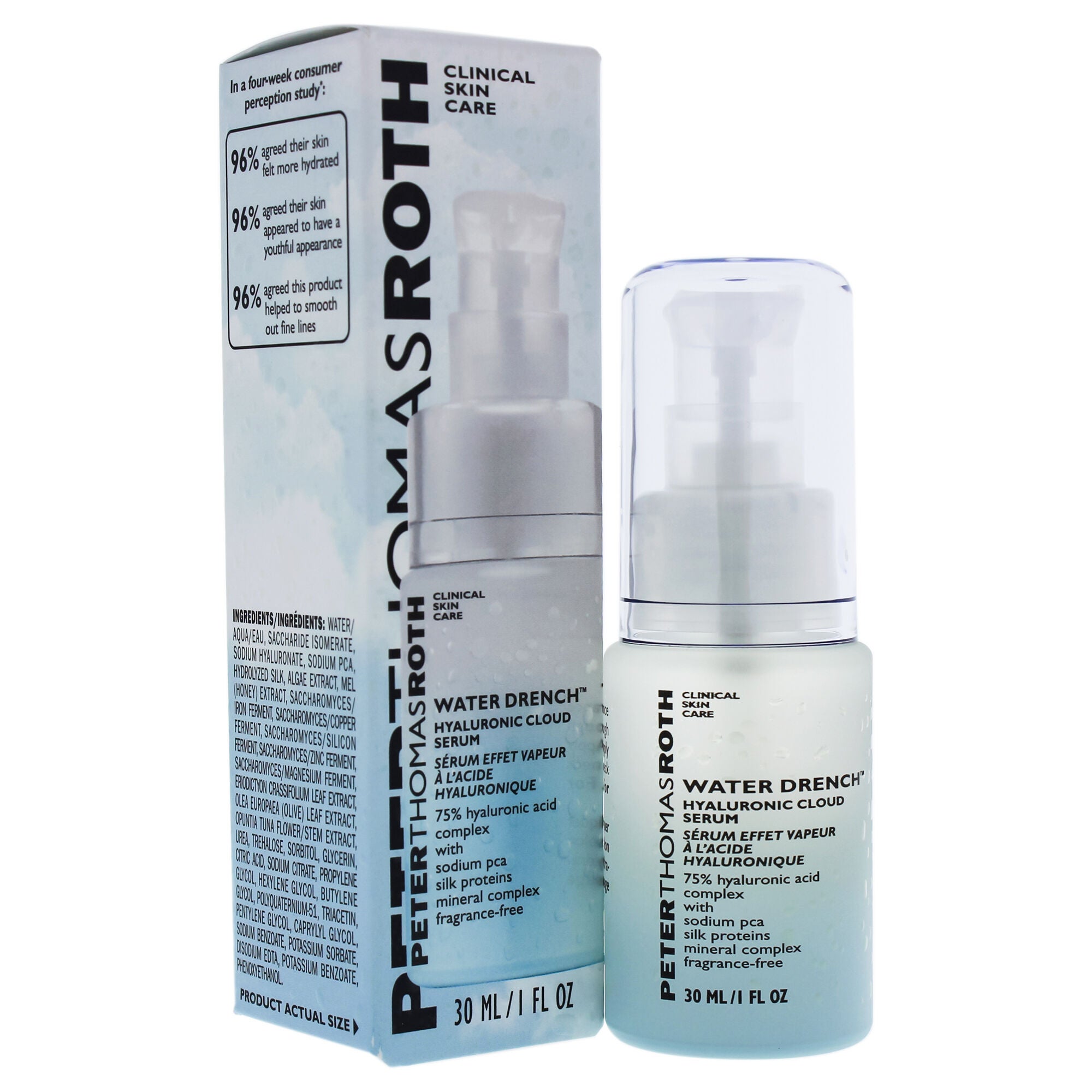 Water Drench Hyaluronic Cloud Serum by Peter Thomas Roth for Unisex - 1 oz Serum, , alternate image number 6