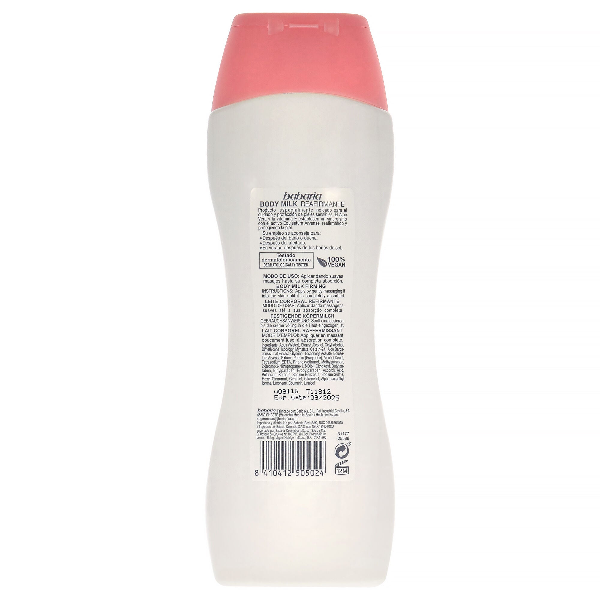 Firming Body Milk by Babaria for Unisex - 16.6 oz Moisturizer, See Description, alternate image number 2