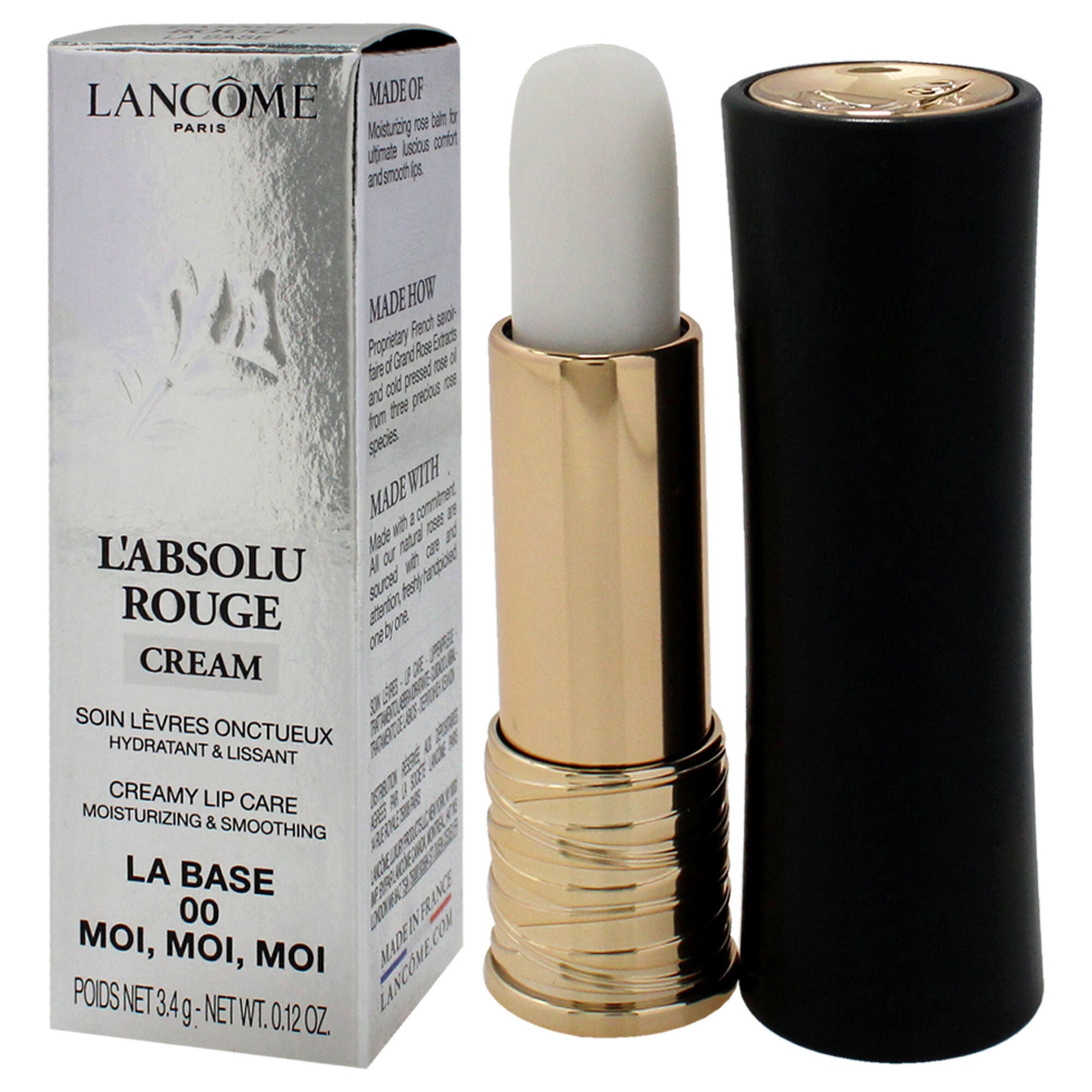 LAbsolu Rouge Cream Lipstick - 00 Moi Moi Moi by Lancome for Women - 0.12 oz Lipstick, See Description, alternate image number 3