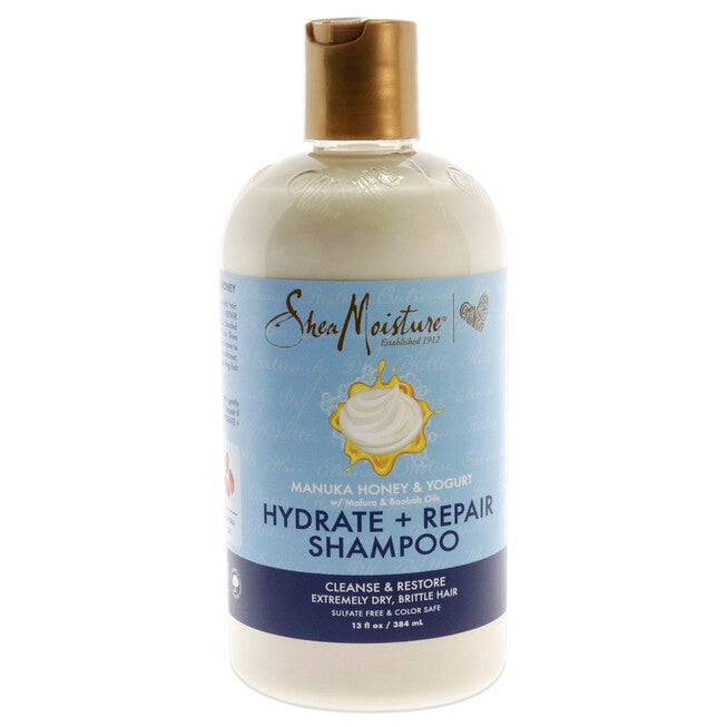 Manuka Honey and Yogurt Hydrate Plus Repair Shampoo by Shea Moisture for Unisex - 13 oz Shampoo, See Description, hi-res image number 0