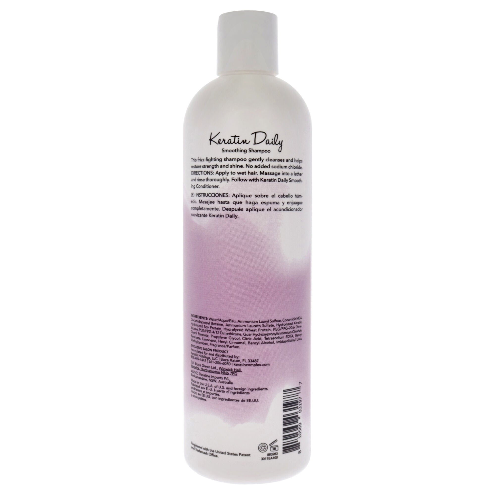 Keratin Daily Shampoo by Keratin Perfect for Unisex - 12 oz Shampoo, See Description, alternate image number 2