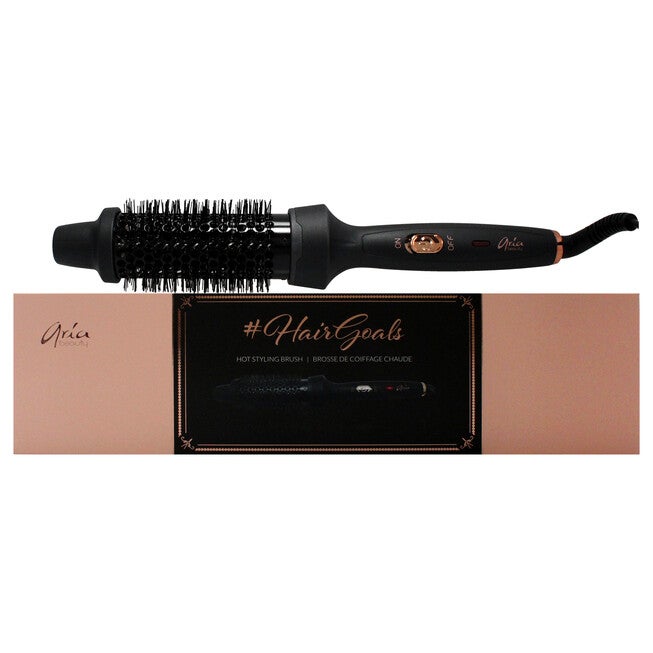 Hairgoals Hot Styling Brush - Black by Aria Beauty for Women - 1.5 Inch Brush, See Description, hi-res image number 0