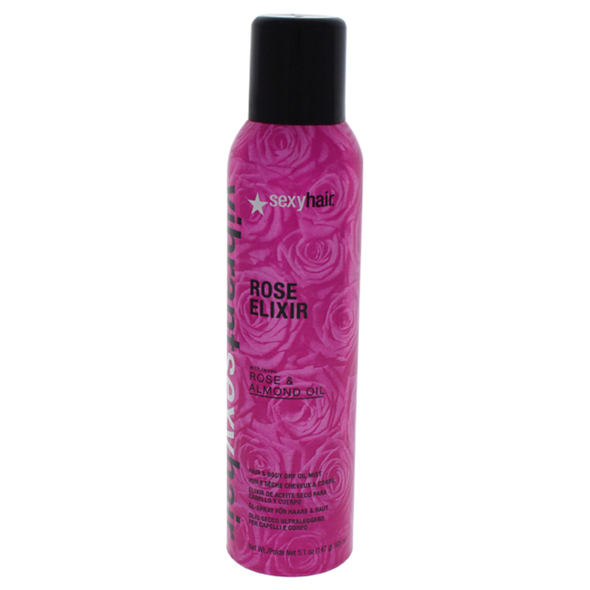 Vibrant Sexy Hair Rose Elixir Hair Body Dry Oil Mist by Sexy Hair for Unisex - 5.1 oz Spray, , alternate image number 1