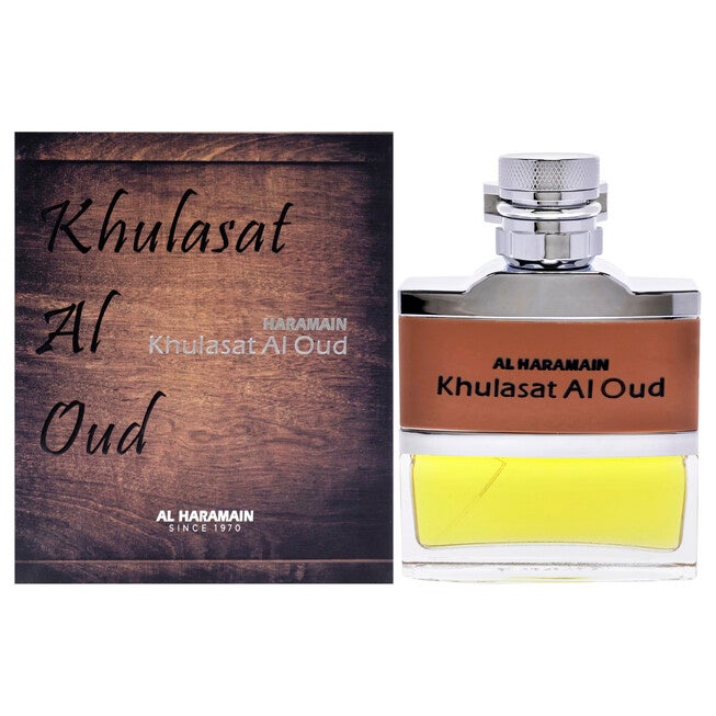 Khulasat Al Oud by Al Haramain for Men - 3.3 oz EDP Spray, See Description, hi-res image number 0