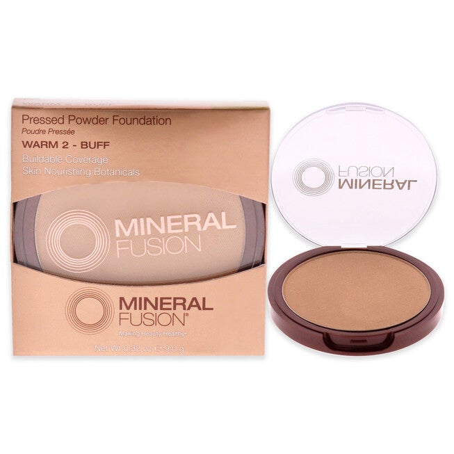 Pressed Powder Foundation - 02 Warm by Mineral Fusion for Women - 0.32 oz Foundation, , alternate image number 5