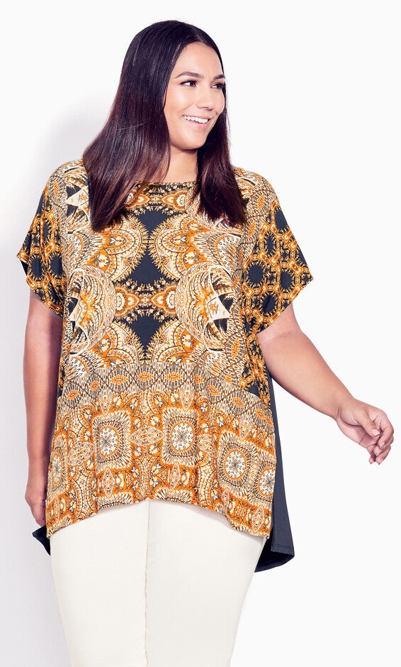 Mixed Media Border Top - gold, , alternate image number 1