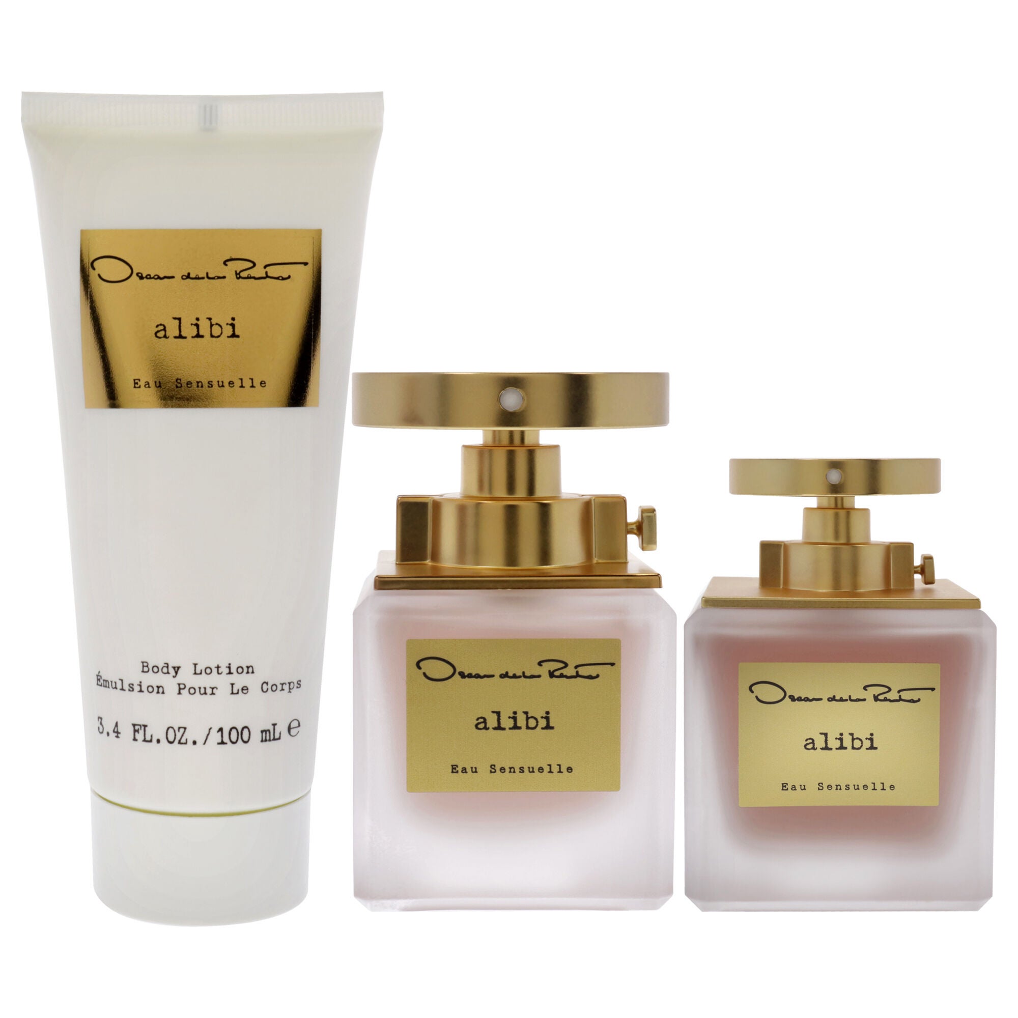 Alibi Eau Sensuelle by Oscar De La Renta for Women - 3 Pc Gift Set 3.3oz EDP Spray, 1oz EDP Spray 3.4oz Body Lotion, See Description, alternate image number 4