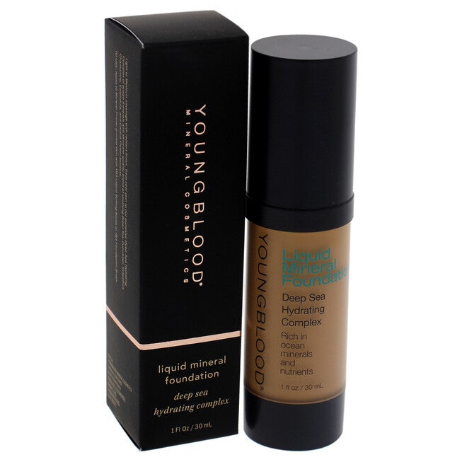 Liquid Mineral Foundation - Suntan by Youngblood for Women - 1 oz Foundation, See Description, alternate image number 3