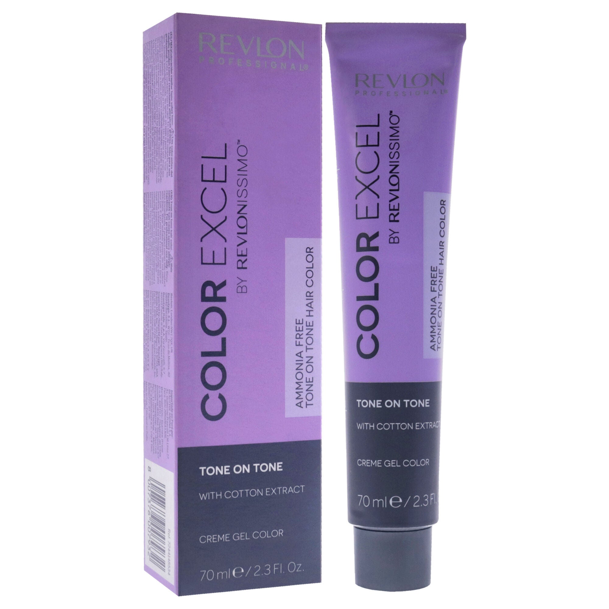 Revlonissimo Color Excel - 5.34 Light Golden Copper Brown by Revlon for Unisex - 2.3 oz Hair Color, See Description, alternate image number 1