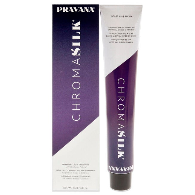 ChromaSilk Creme Hair Color - 6NTL Dark Neutral Lowlight by Pravana for Unisex - 3 oz Hair Color, NA, hi-res image number null