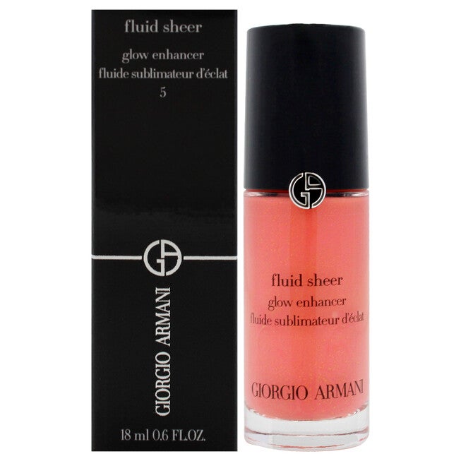 Fluid Sheer Glow Enhancer - 05 Coral by Giorgio Armani for Women - 0.6 oz Makeup, See Description, hi-res image number 0
