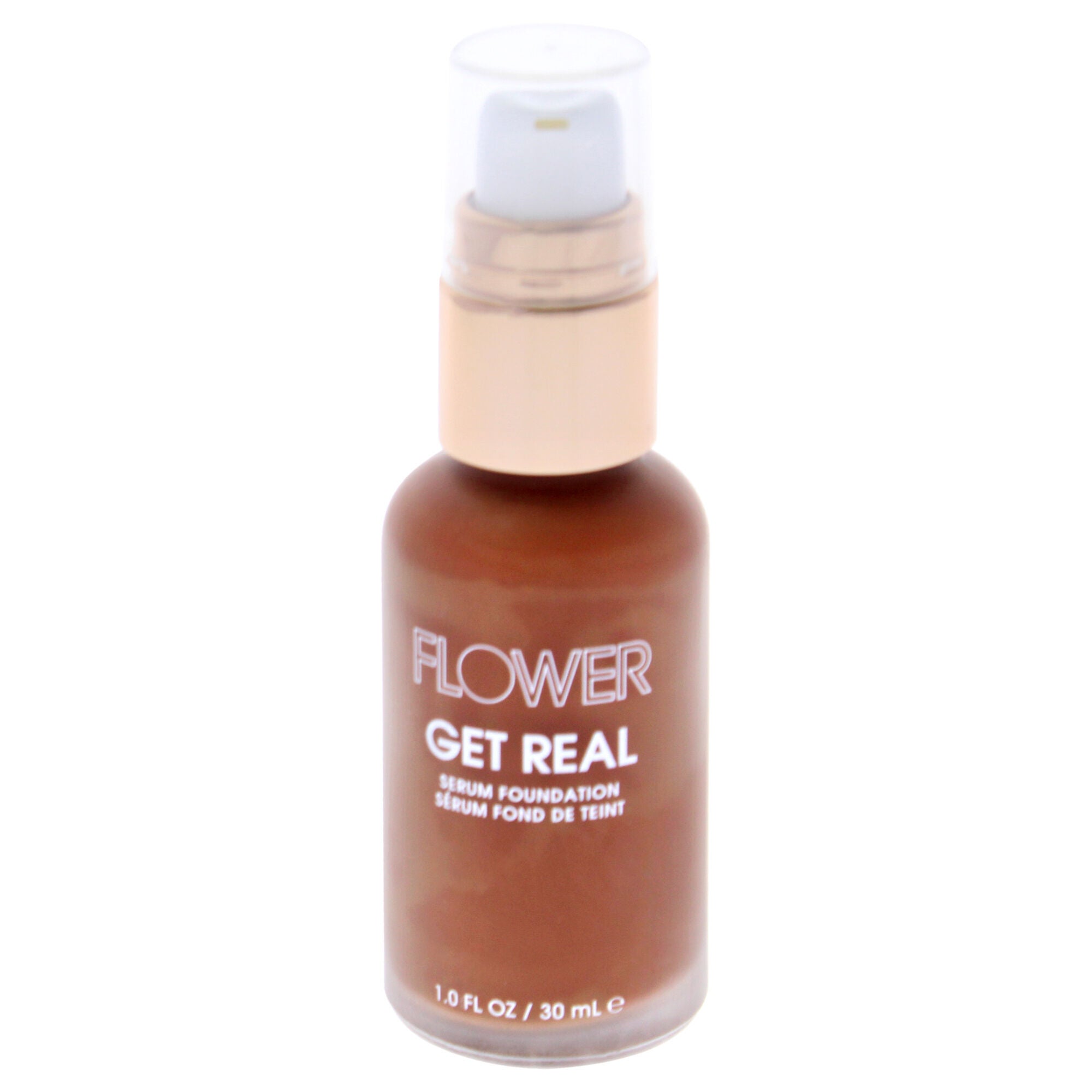 Get Real Serum Foundation - D4 Cocoa by Flower Beauty for Women - 1 oz Foundation, See Description, hi-res image number 0