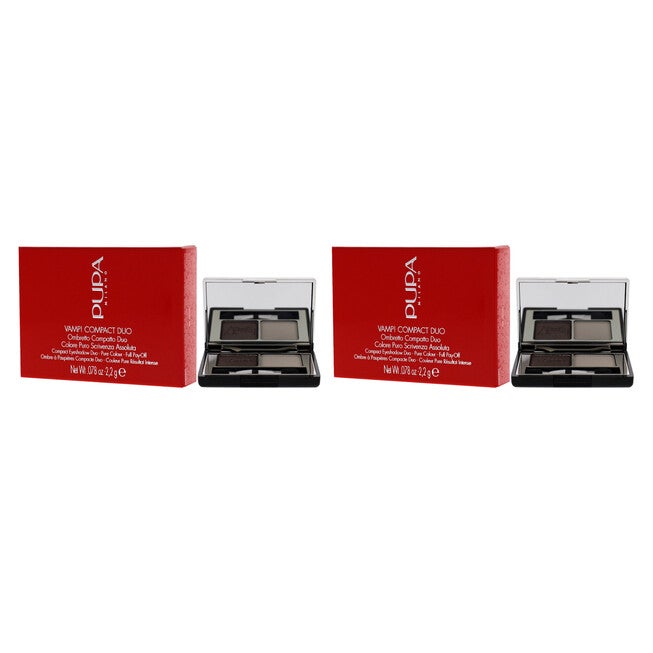 Vamp! Compact Duo Eyeshadow - 008 Cream Taupe by Pupa Milano for Women - 0.078 oz Eye Shadow - Pack of 2, , alternate image number 7