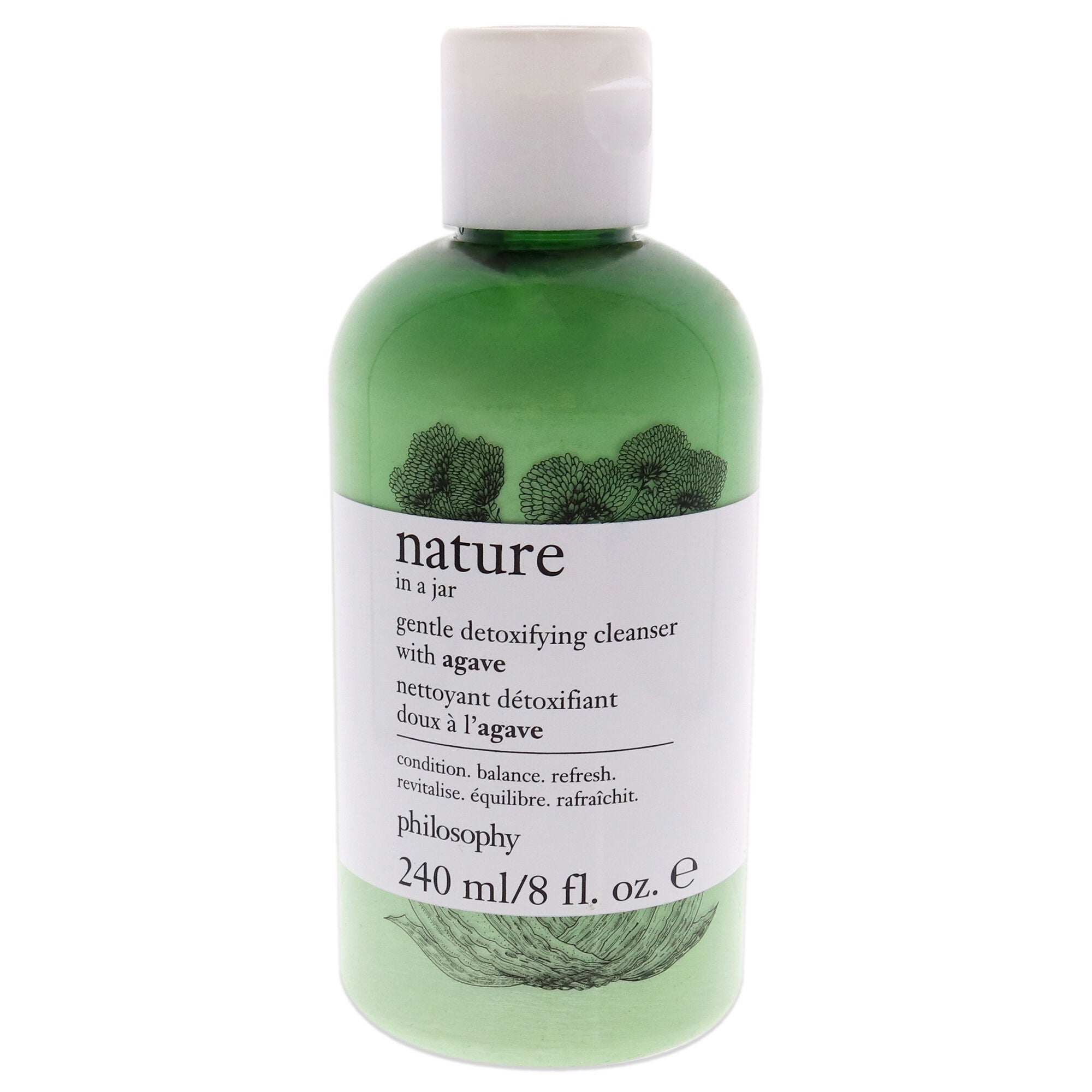 Gentle Detoxifying Cleanser With Agave by Philosophy for Unisex - 8 oz Cleanser, , alternate image number 2