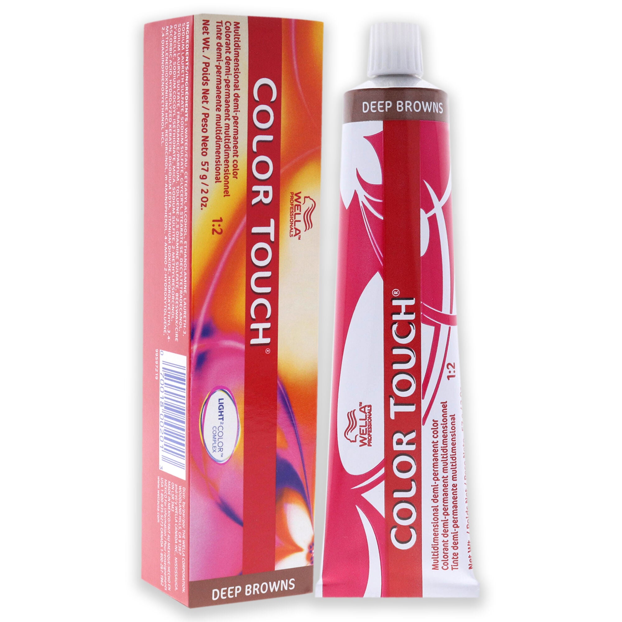 Color Touch Demi-Permanent Color - 8 71 Light Blonde-Brown Ash by Wella for Unisex - 2 oz Hair Color, See Description, alternate image number 1