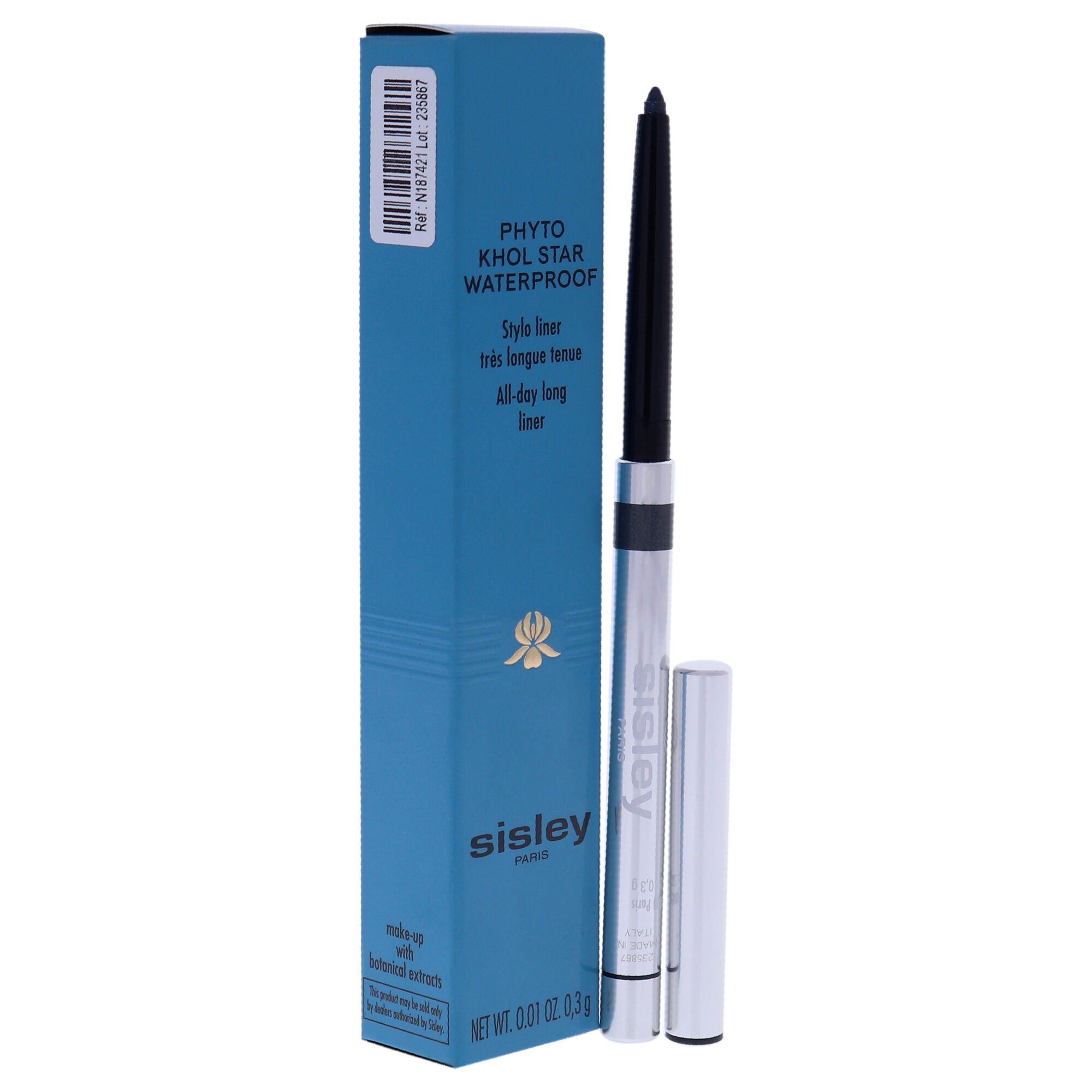 Phyto Khol Star Waterproof - 02 Sparkling Grey by Sisley for Women - 0.01 oz Eyeliner, See Description, alternate image number 2