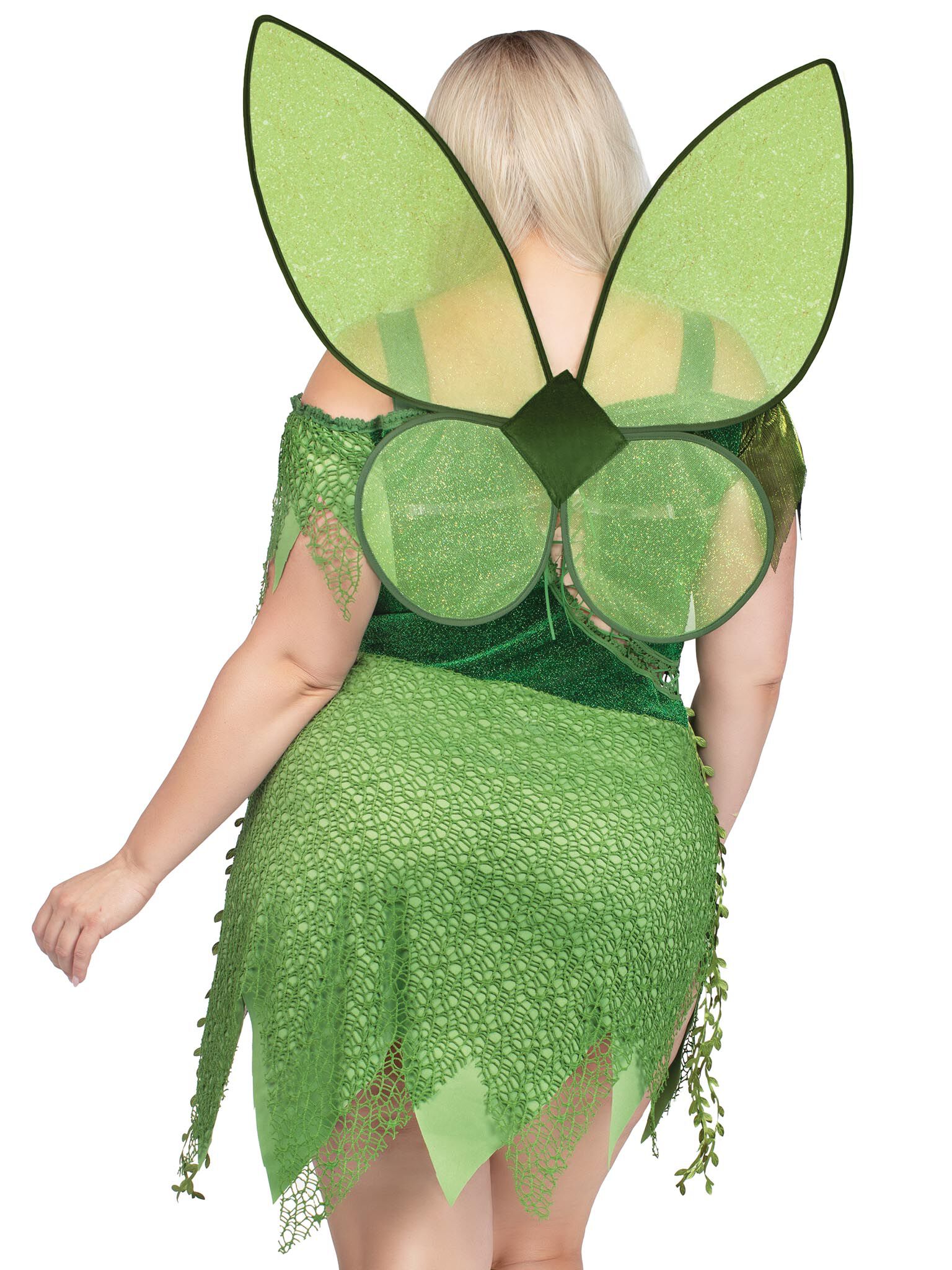 Forest Fairy Costume Dress, Green, alternate image number 1