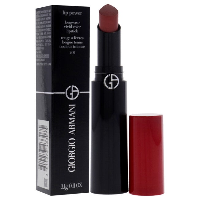 Lip Power Longwear Vivid Color Lipstick - 201 Majestic by Giorgio Armani for Women - 0.11 oz Lipstick, NA, alternate image number null