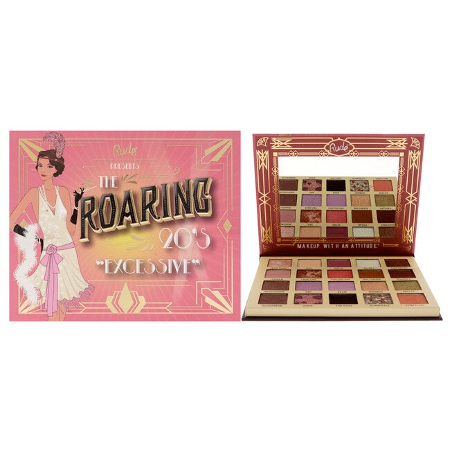The Roaring 20s Eyeshadow Palette - Excessive by Rude Cosmetics for Women - 0.84 oz Eye Shadow, See Description, hi-res image number 0