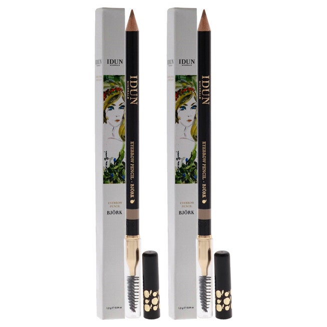Eyebrow Pencil - 204 Bjork by Idun Minerals for Women - 0.04 oz Eyebrow - Pack of 2, See Description, alternate image number 2