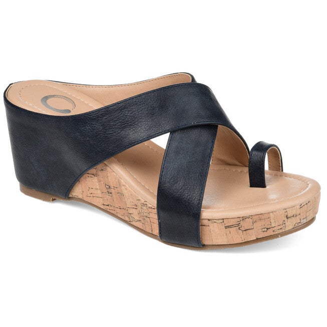 Women's Tru Comfort Foam Rayna Wedge Sandal, Navy, hi-res image number 0