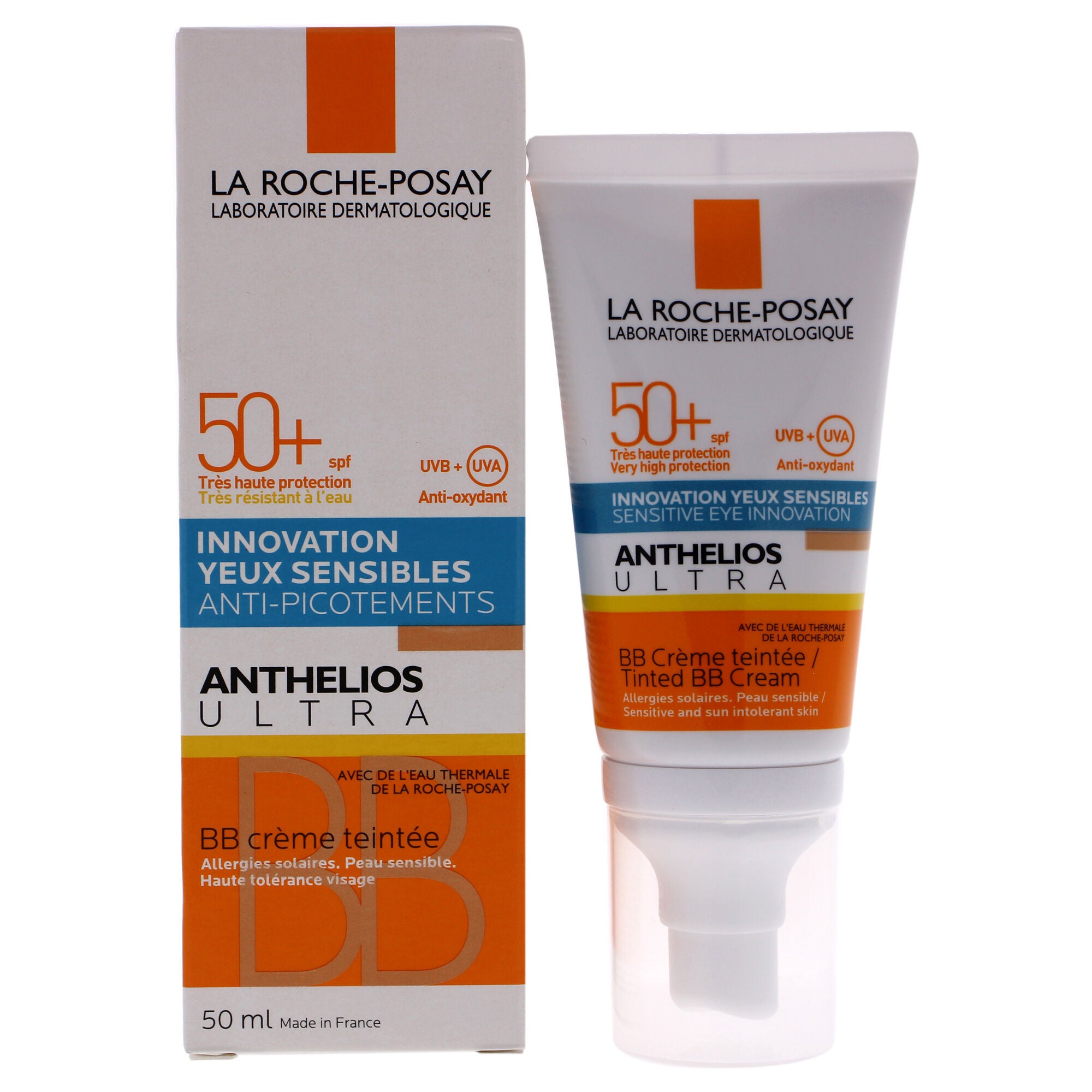 Anthelios Ultra Tinted BB Cream SPF 50 by La Roche-Posay for Unisex - 1.7 oz Makeup, See Description, hi-res image number 0