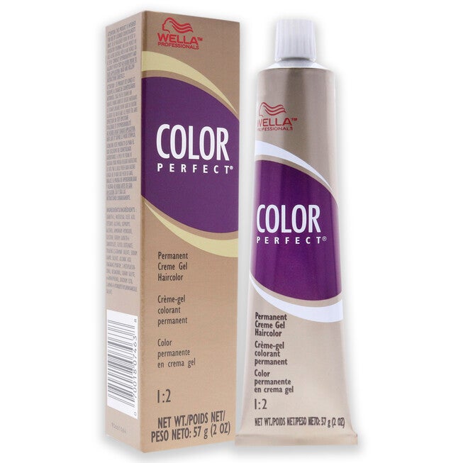 Color Charm Permanent Hair Color Gel - 5A Light Ash Brown by Wella for Unisex - 2 oz Hair Color, See Description, alternate image number 2