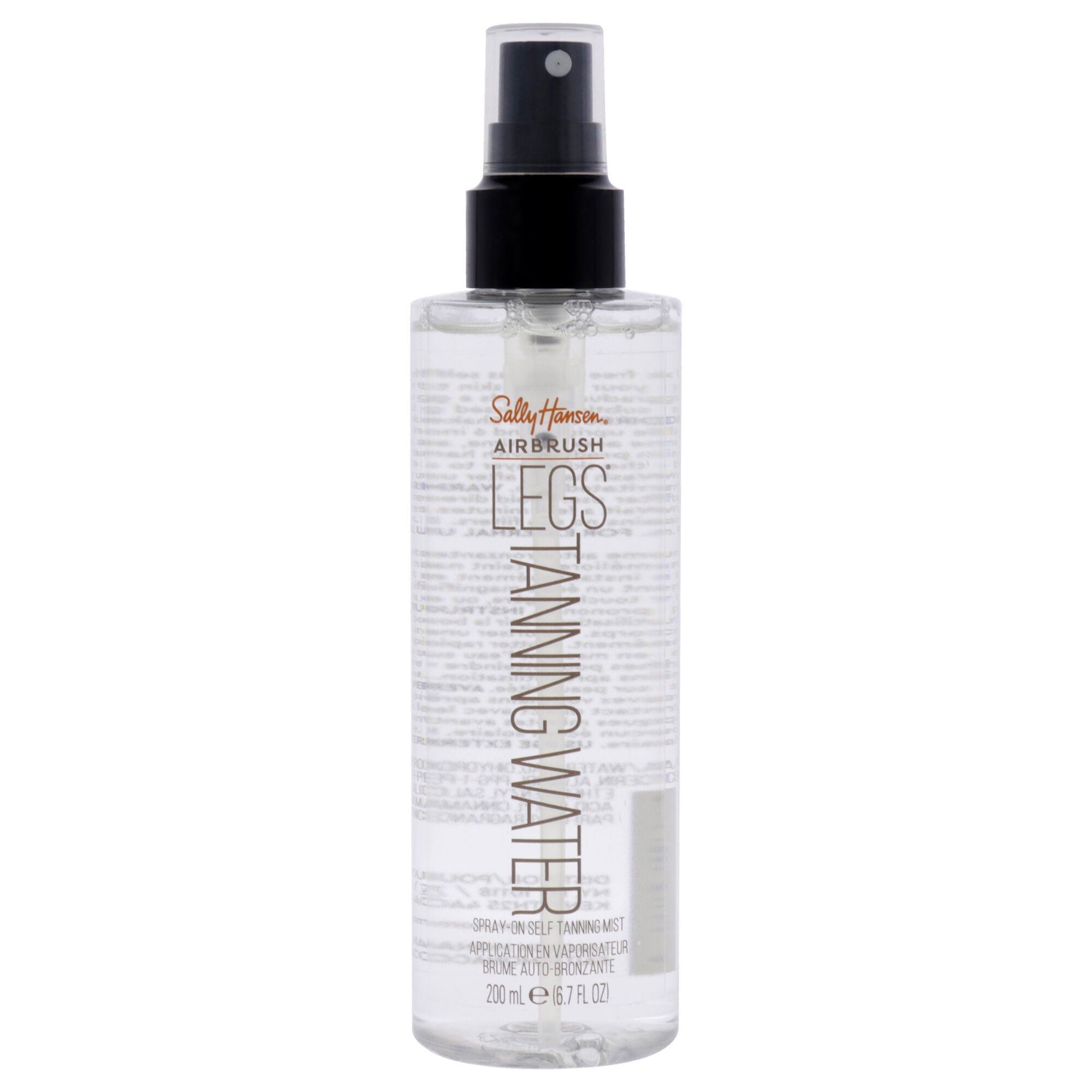 Aribrush Legs Tanning Water by Sally Hansen for Women - 6.7 oz Spray, See Description, hi-res image number 0