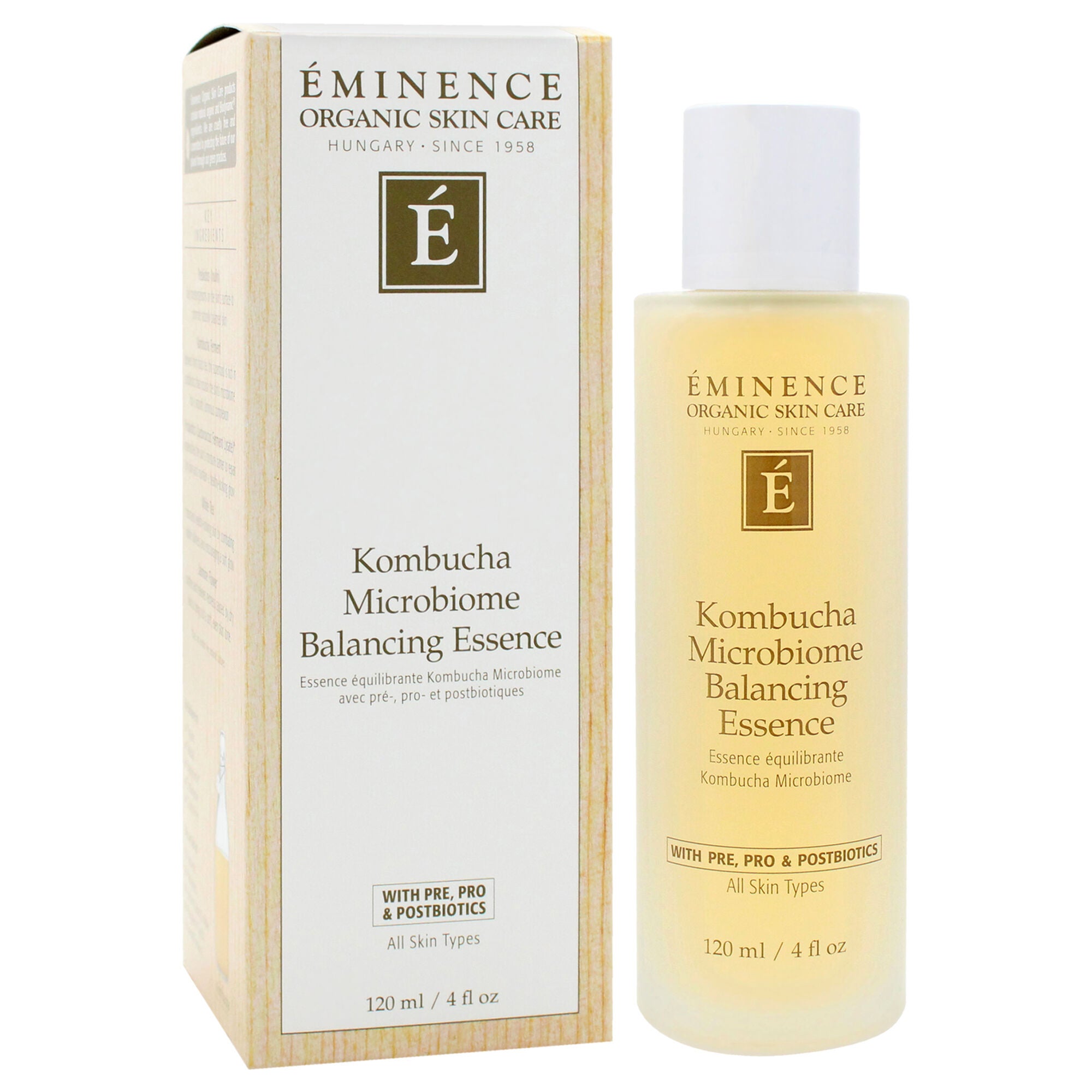 Kombucha Microbiome Balancing Essence by Eminence for Unisex - 4 oz Toner, Clear, alternate image number 2