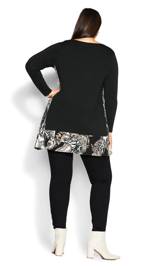 Elsa Print Tunic - black, , alternate image number 2