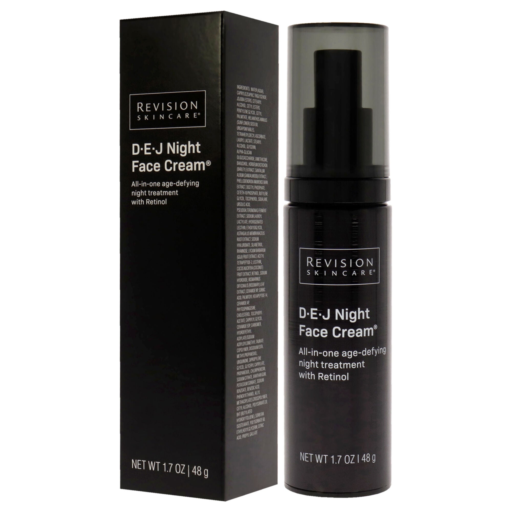 DEJ Night Face Cream by Revision for Unisex - 1.7 oz Cream