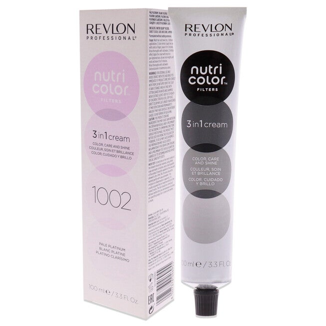 Nutri Color Cream - 1002 Pale Platinum by Revlon for Unisex - 3.3 oz Hair Color, , alternate image number 7