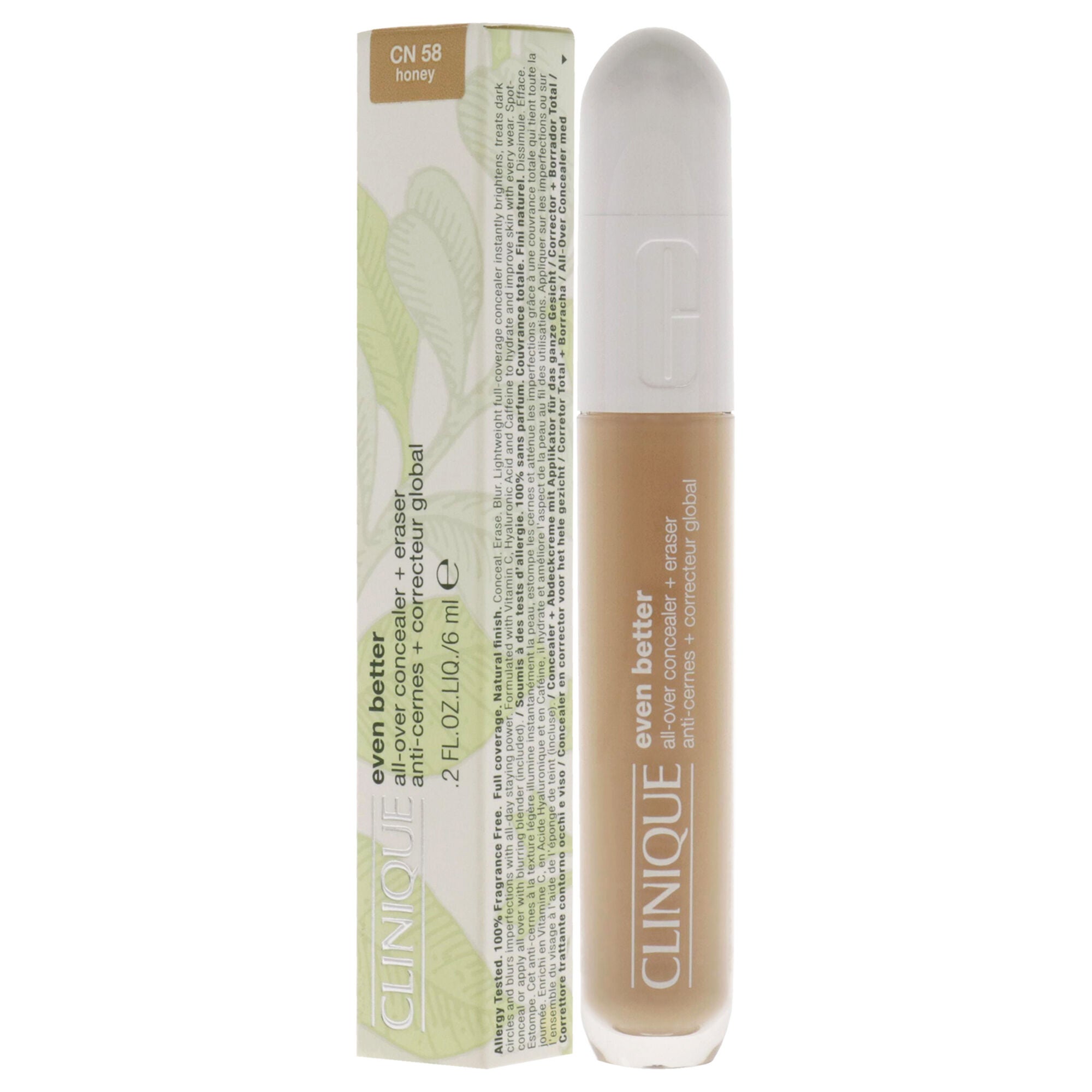 Even Better All-Over Concealer Plus Eraser - CN 58 Honey by Clinique for Women - 0.2 oz Concealer, See Description, alternate image number 3