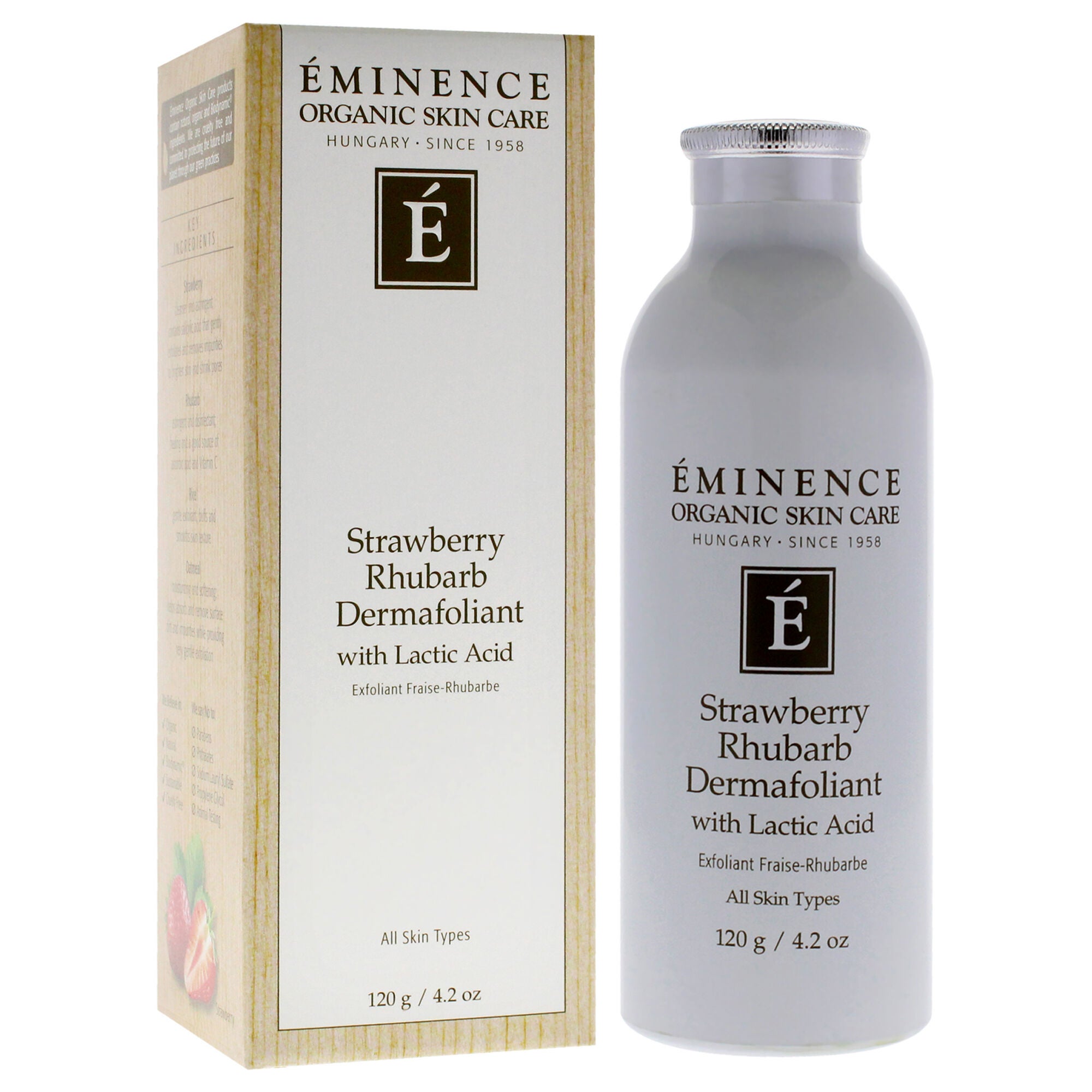 Strawberry Rhubarb Dermafoliant With Lactic Acid by Eminence for Unisex - 4.2 oz Exfoliator, See Description, alternate image number 2