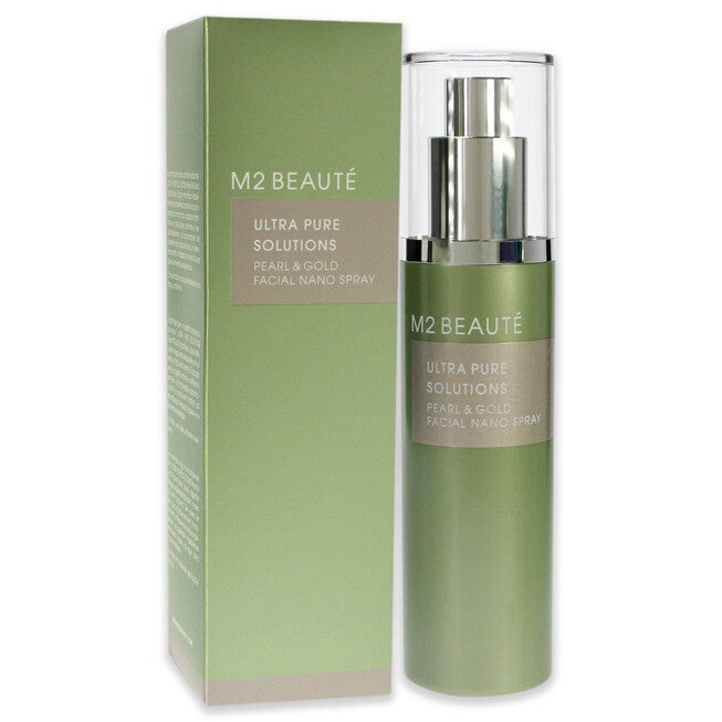 Ultra Pure Solutions Pearl and Gold Facial Nano Spray by M2 Beaute for Women - 2.5 oz Facial Spray, See Description, alternate image number 2