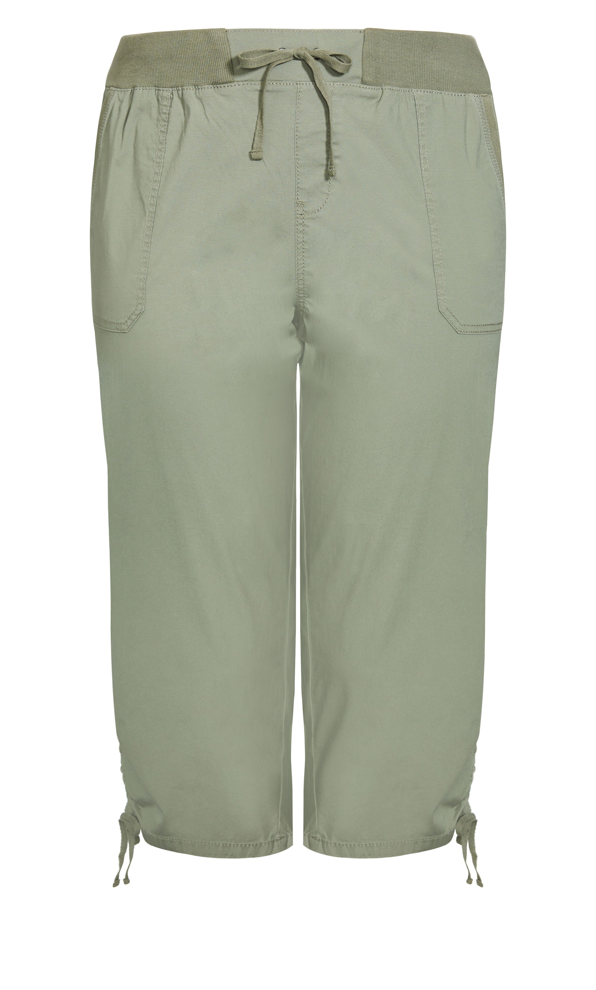 Cotton Cinch Capri - khaki, , alternate image number 5