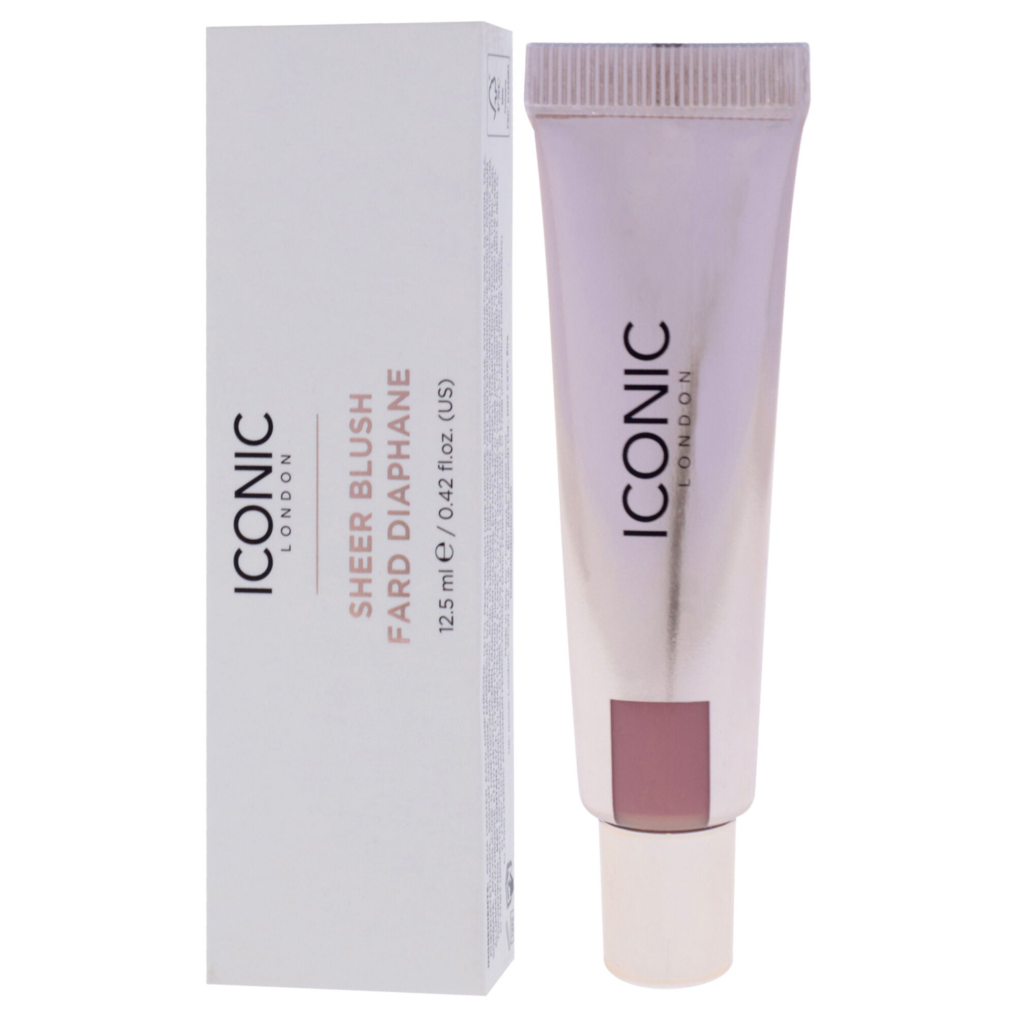 Sheer Cream Blush - Fresh Faced by Iconic London for Women - 0.42 oz Blush, Brown, alternate image number 3