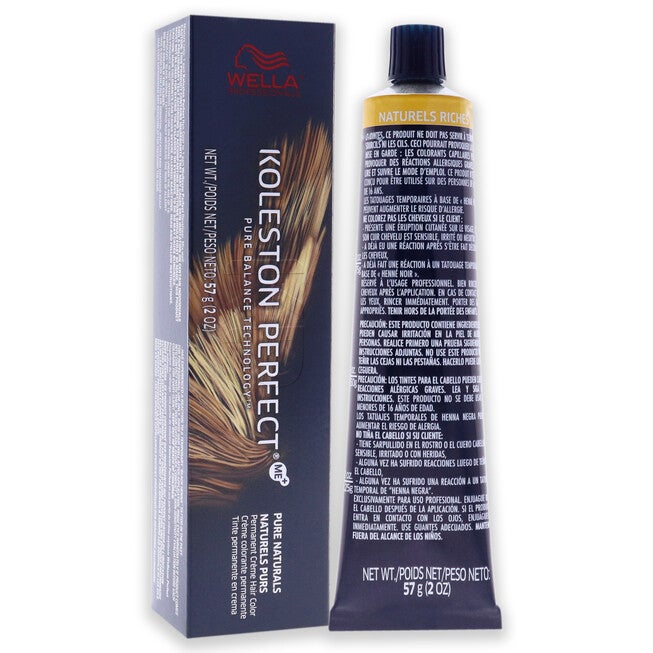 Koleston Perfect Permanent Creme Hair Color - 7 03 Medium Blonde-Natural Gold by Wella for Unisex - 2 oz Hair Color, See Description, alternate image number 1