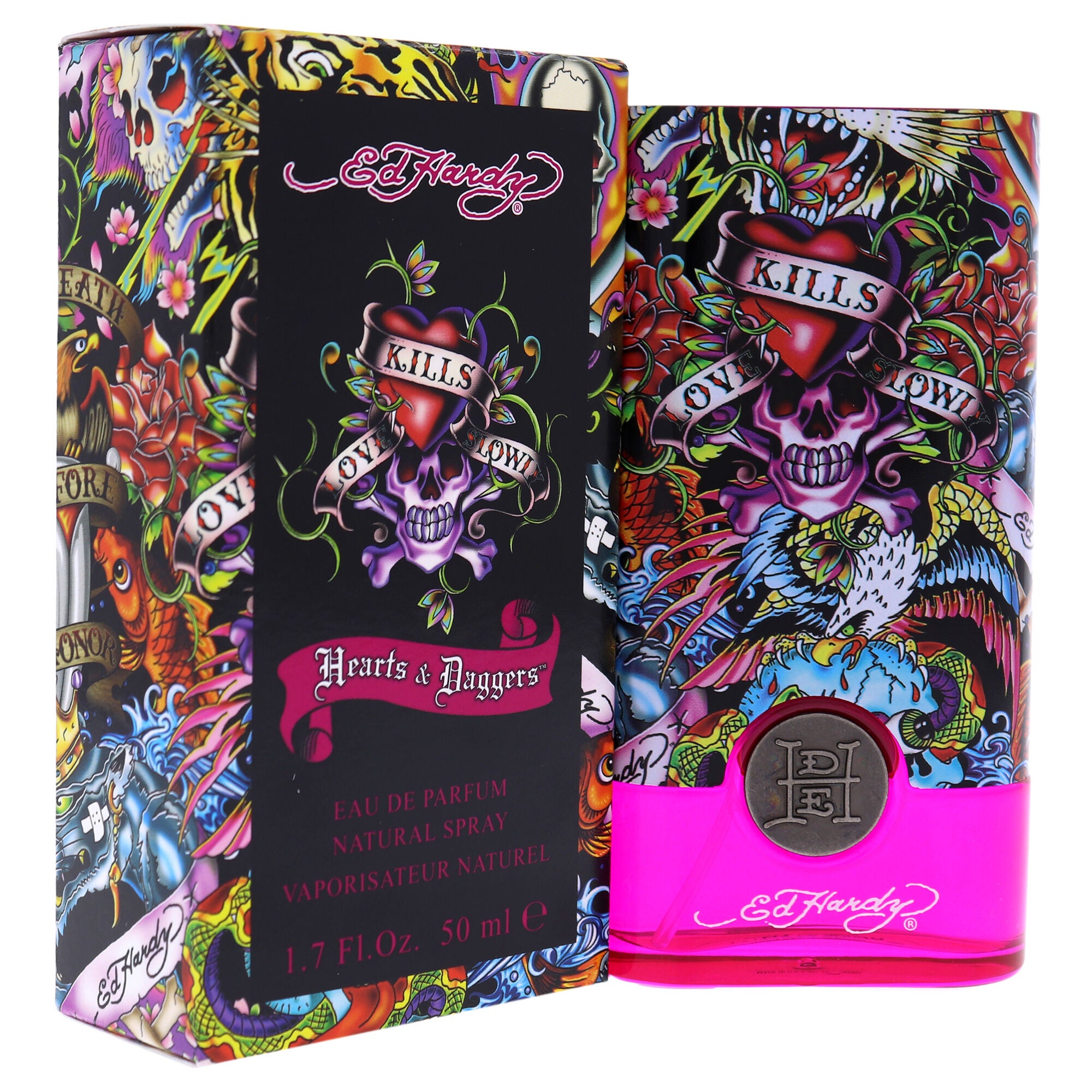 Ed Hardy Hearts and Daggers by Christian Audigier for Women - 1.7 oz EDP Spray, , alternate image number 6