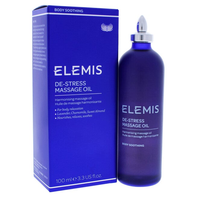 De-Stress Massage Oil by Elemis for Unisex - 3.3 oz Body Oil, , alternate image number null