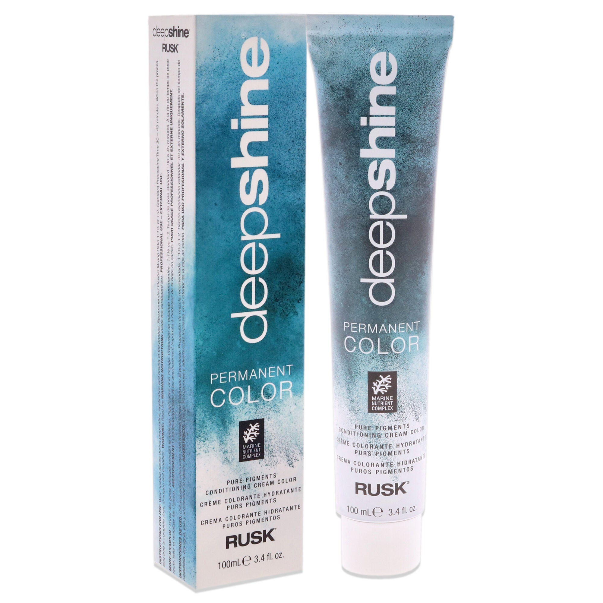 Deepshine Pure Pigments Conditioning Cream Color - 8.11AA Intense Light Ash Blonde by Rusk for Unisex - 3.4 oz Hair Color, See Description, alternate image number 1