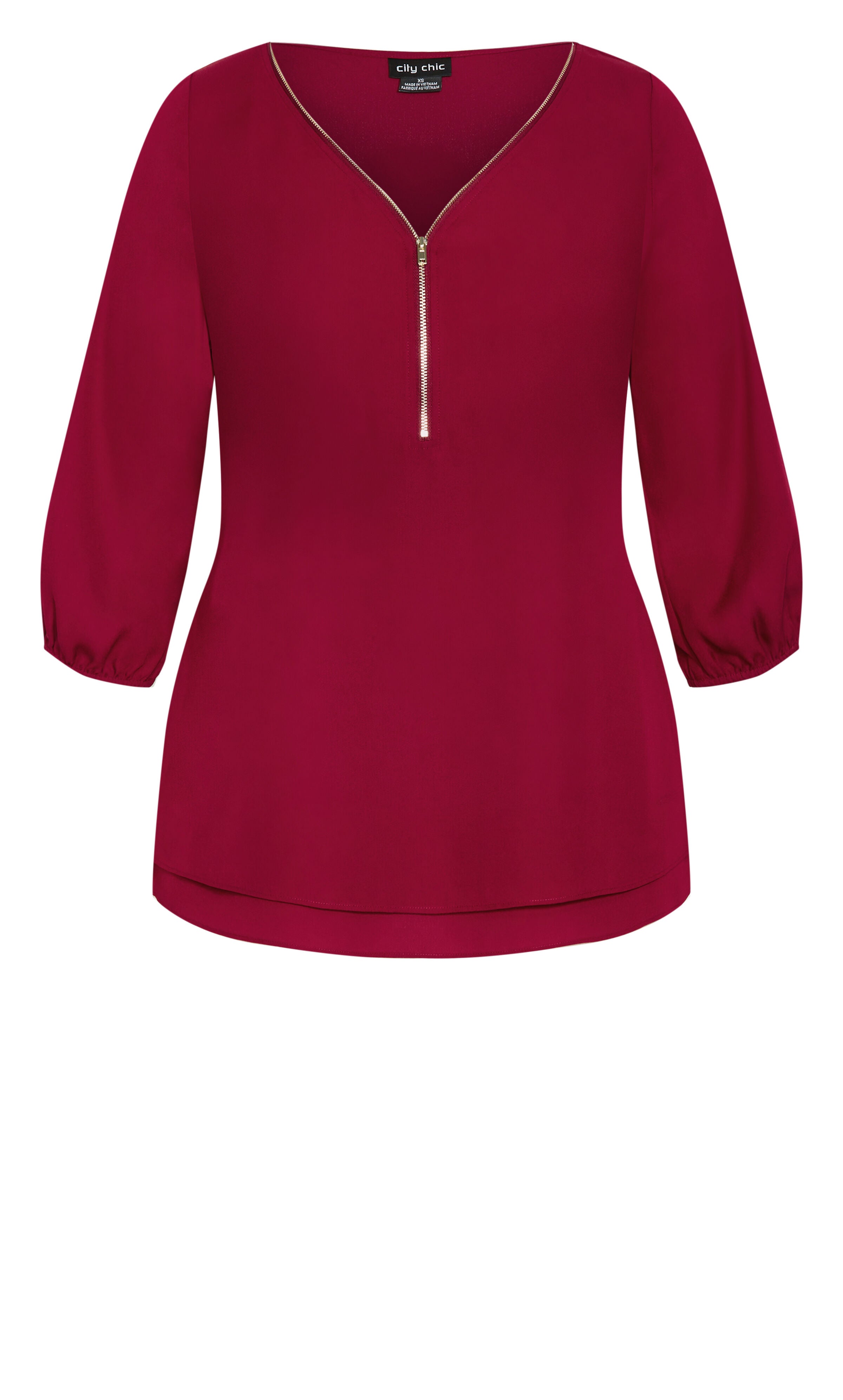 Sexy Fling Elbow Sleeve Top - ruby, , alternate image number 5