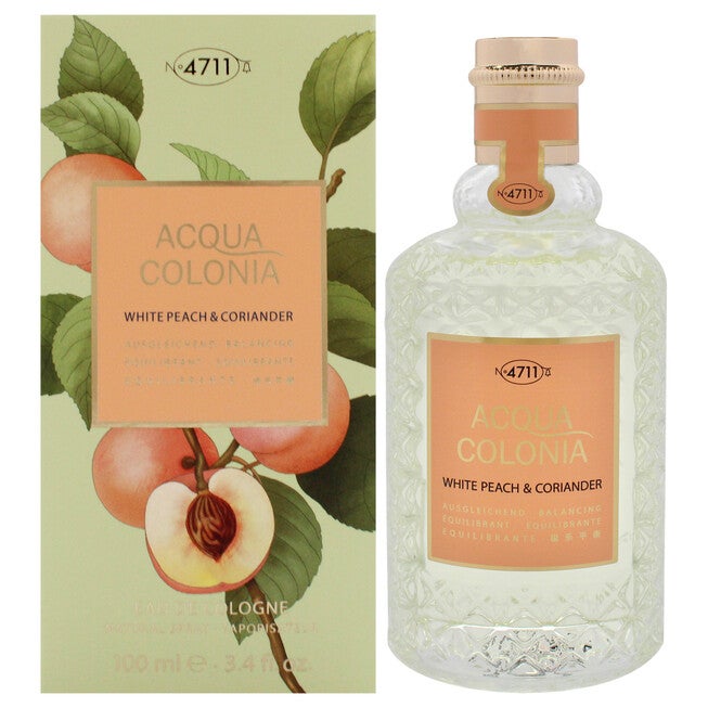 4711 Acqua Colonia - White Peach and Coriander by Muelhens for Unisex - 3.4 oz EDC Spray, See Description, hi-res image number 0