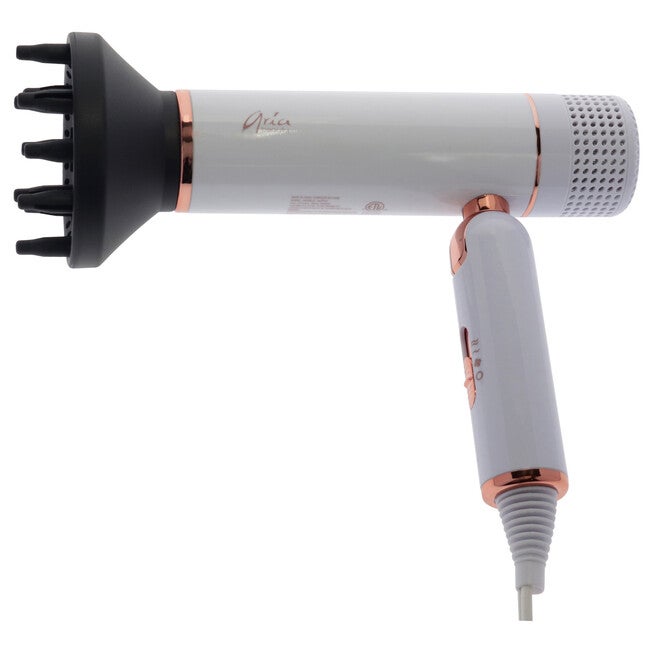 Ultra Sleek Foldable Hair Dryer - White by Aria Beauty for Women - 1 Pc Hair Dryer, See Description, alternate image number 4