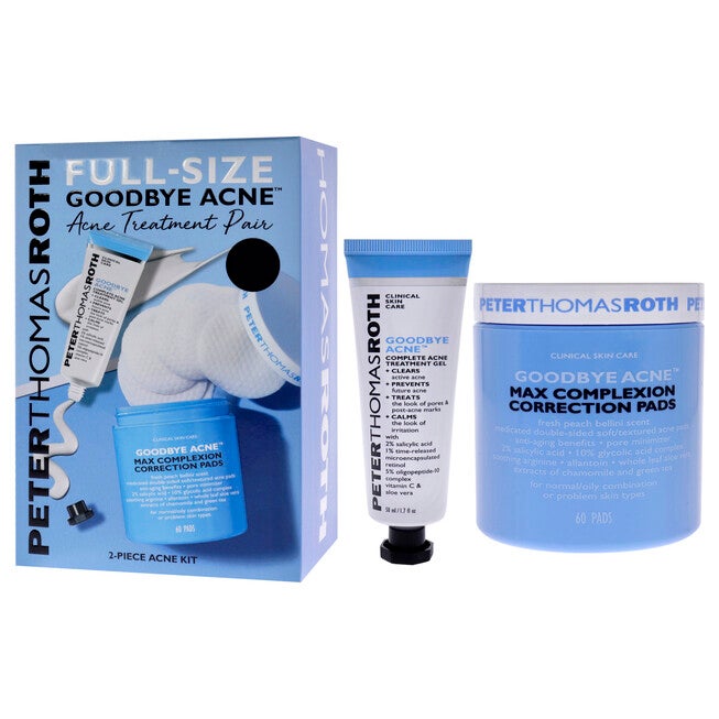 Goodbye Acne Treatment Pair by Peter Thomas Roth for Women - 2 Pc 1.7oz Complete Acne Treatment Gel, 60 Max Complexion Correction Pads, , alternate image number 8