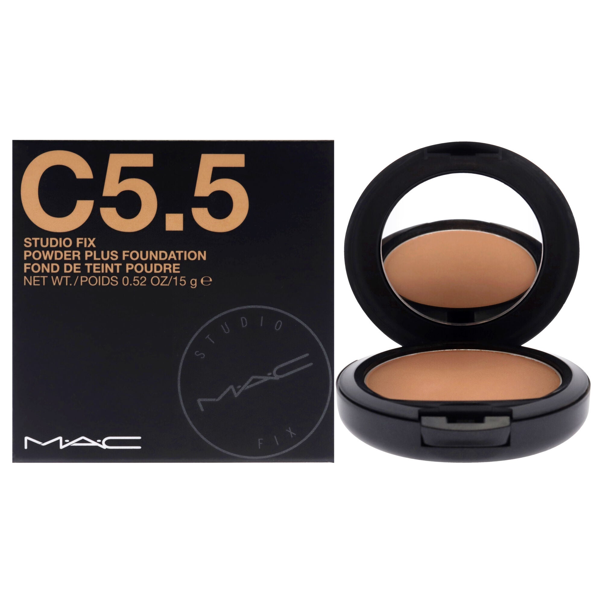 Studio Fix Powder Plus Foundation - C5.5 by MAC for Women - 0.52 oz Foundation, See Description, hi-res image number 0