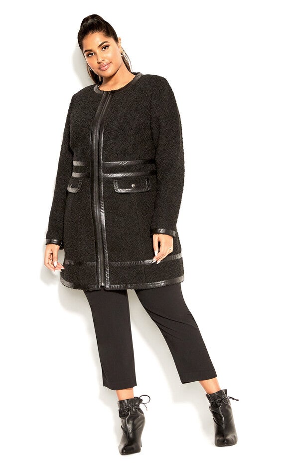 Winter Escape Coat - black, , alternate image number null