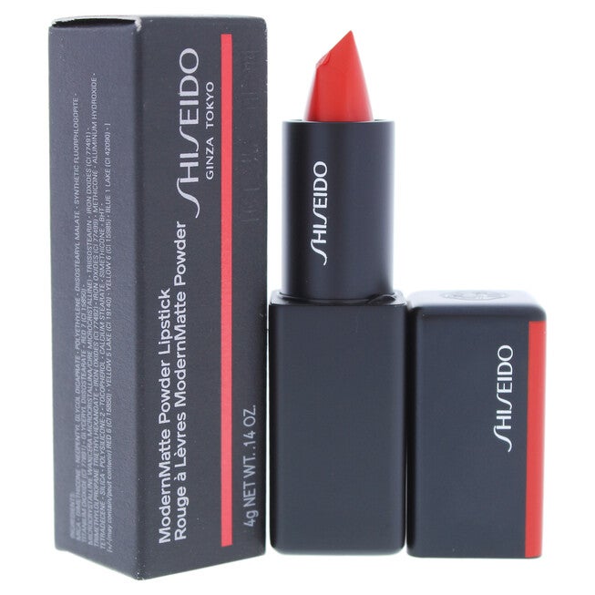 ModernMatte Powder Lipstick - 509 Flame by Shiseido for Unisex - 0.14 oz Lipstick, , alternate image number 6