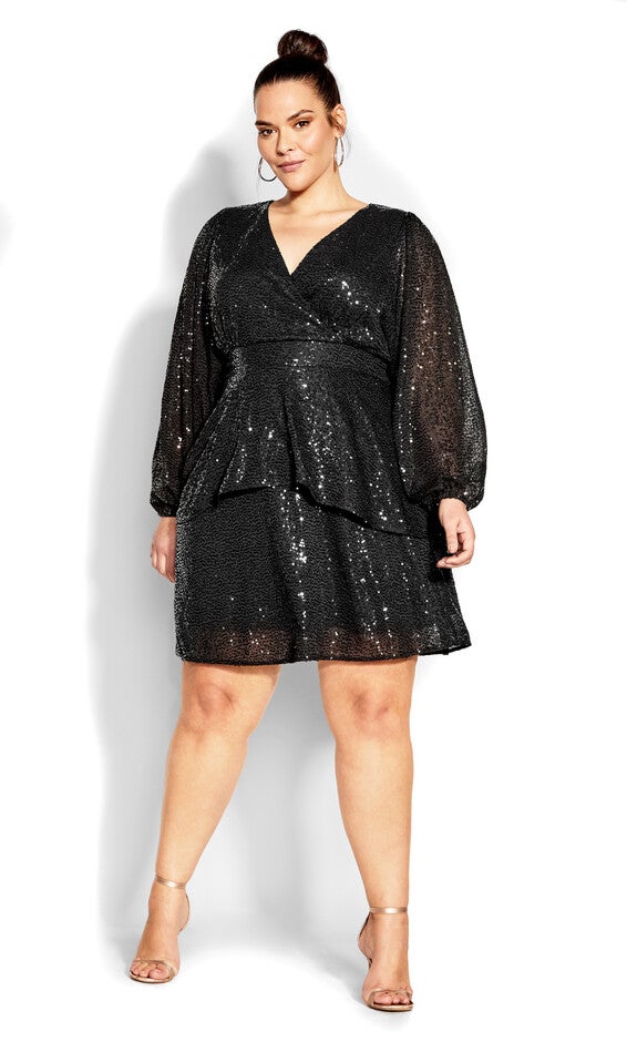 Jocelyn Dress - black, , alternate image number 1