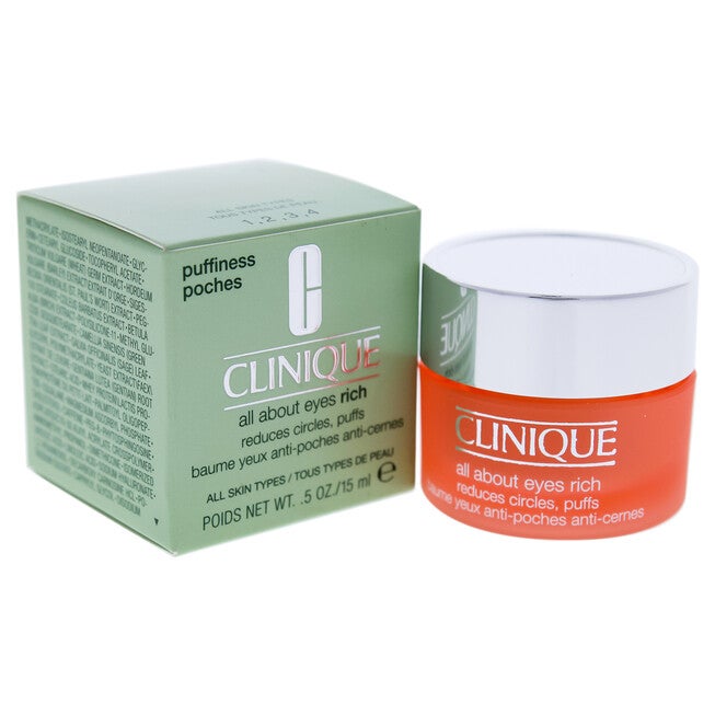 All About Eyes Rich by Clinique for Women - 0.5 oz Eye Cream, See Description, hi-res image number 0